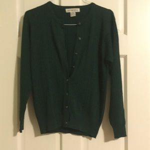 Evergreen button down cardigan